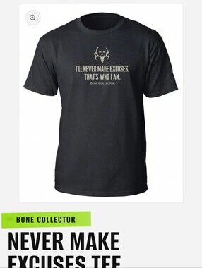 New Bone Collector T Shirt Medium